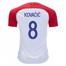Camisolas de Futebol Croácia Kovacic 8 Equipamento Principal Copa do Mundo 2018 Manga Curta